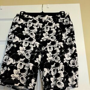 Ladies Mickey Mouse bike shorts size large